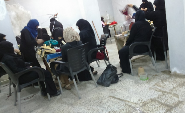 Women at Tricot workshop. A private photo from the workshop's archive.