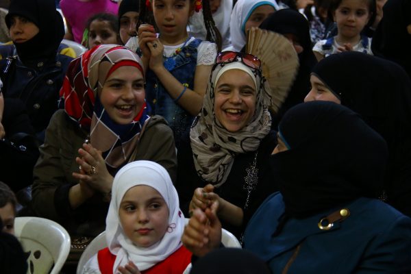 مهرجان أقيم في حي الزبدية أول أيام عيد الأضحى عام 2015. صور من حلب بعدسة: مجاهد أبو الجود